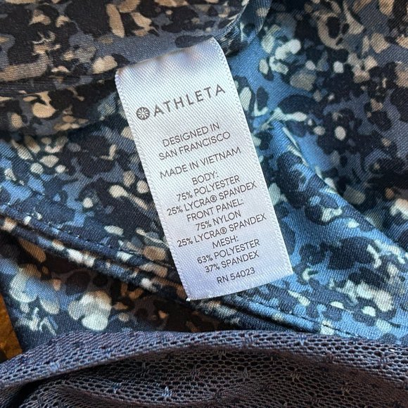 Athleta Sandstone Salutation 7/8 Tight in Navy (M) - Picture 12 of 13